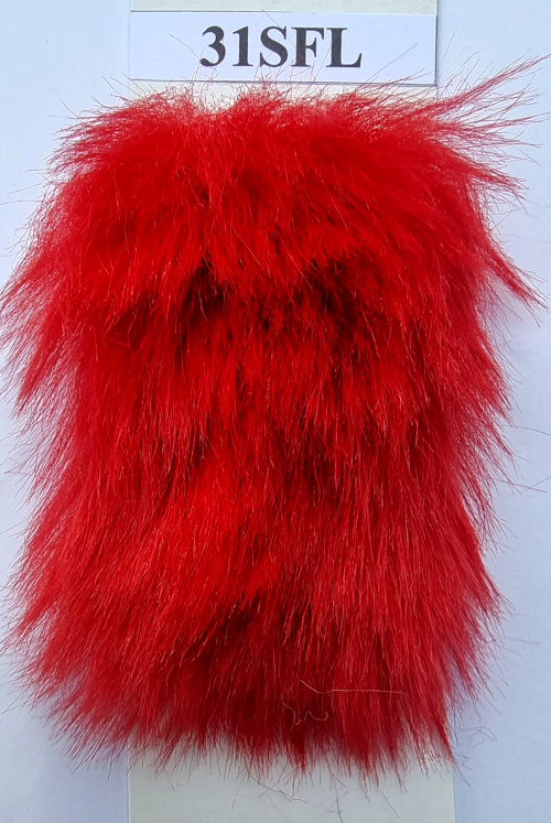 Futro 31SFL Soft Fur Long - czerwony miś